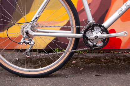 Late 90's REI Novara A7000 Aluminum All-Terrain Bike, Silver, Medium/53cm