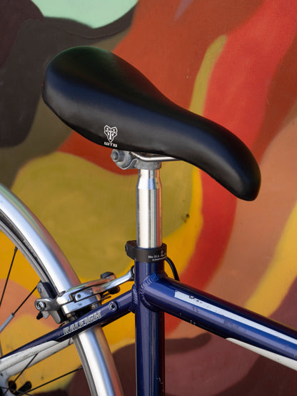 Raleigh Cadent 2.0 road bike, commuter build, blue & white, 47cm small