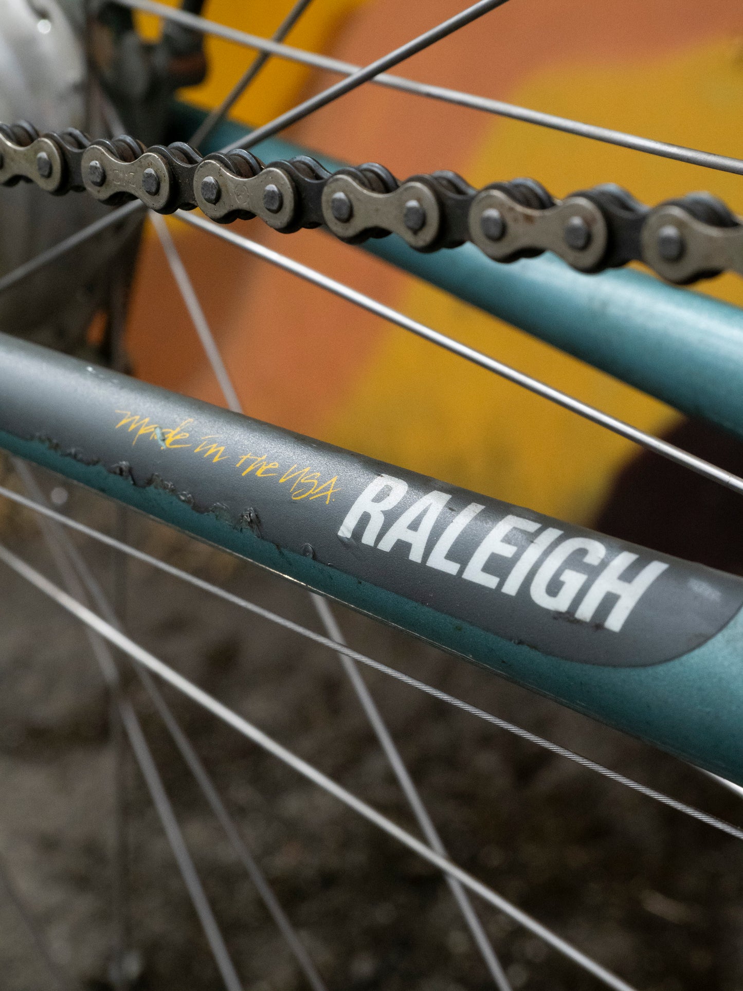 Raleigh CityLite Technium CitySport teal vintage aluminum cruiser bike, made in USA, 49cm/Small