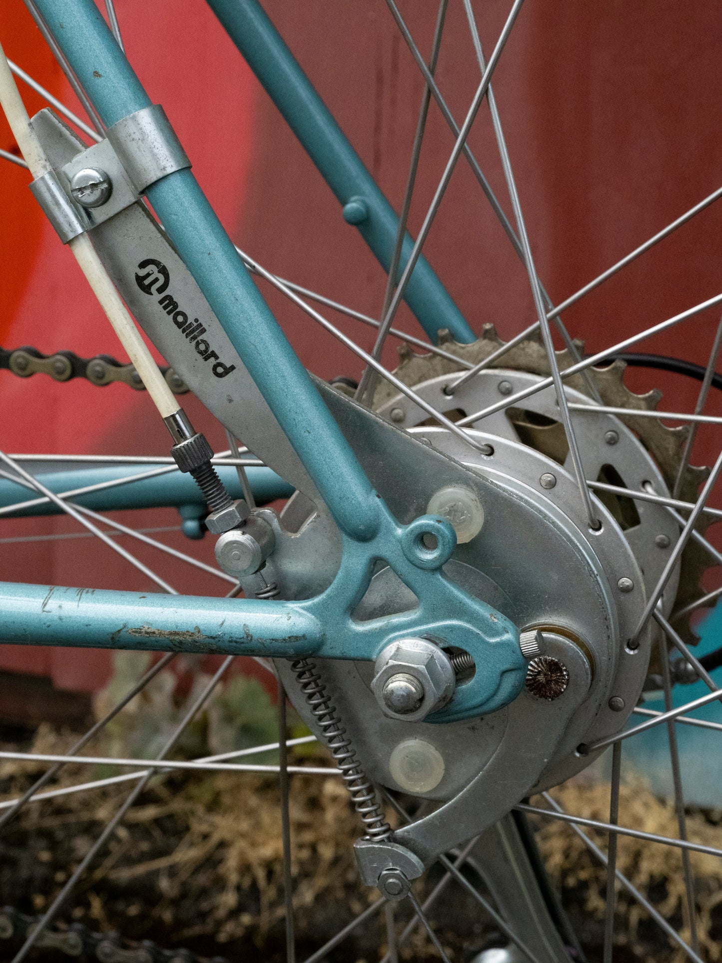 Raleigh CityLite Technium CitySport teal vintage aluminum cruiser bike, made in USA, 49cm/Small