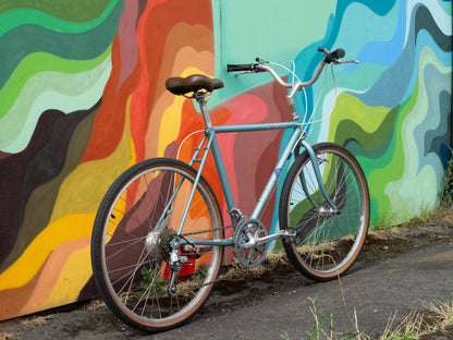 Raleigh CityLite Technium CitySport teal vintage aluminum cruiser bike, made in USA, 49cm/Small