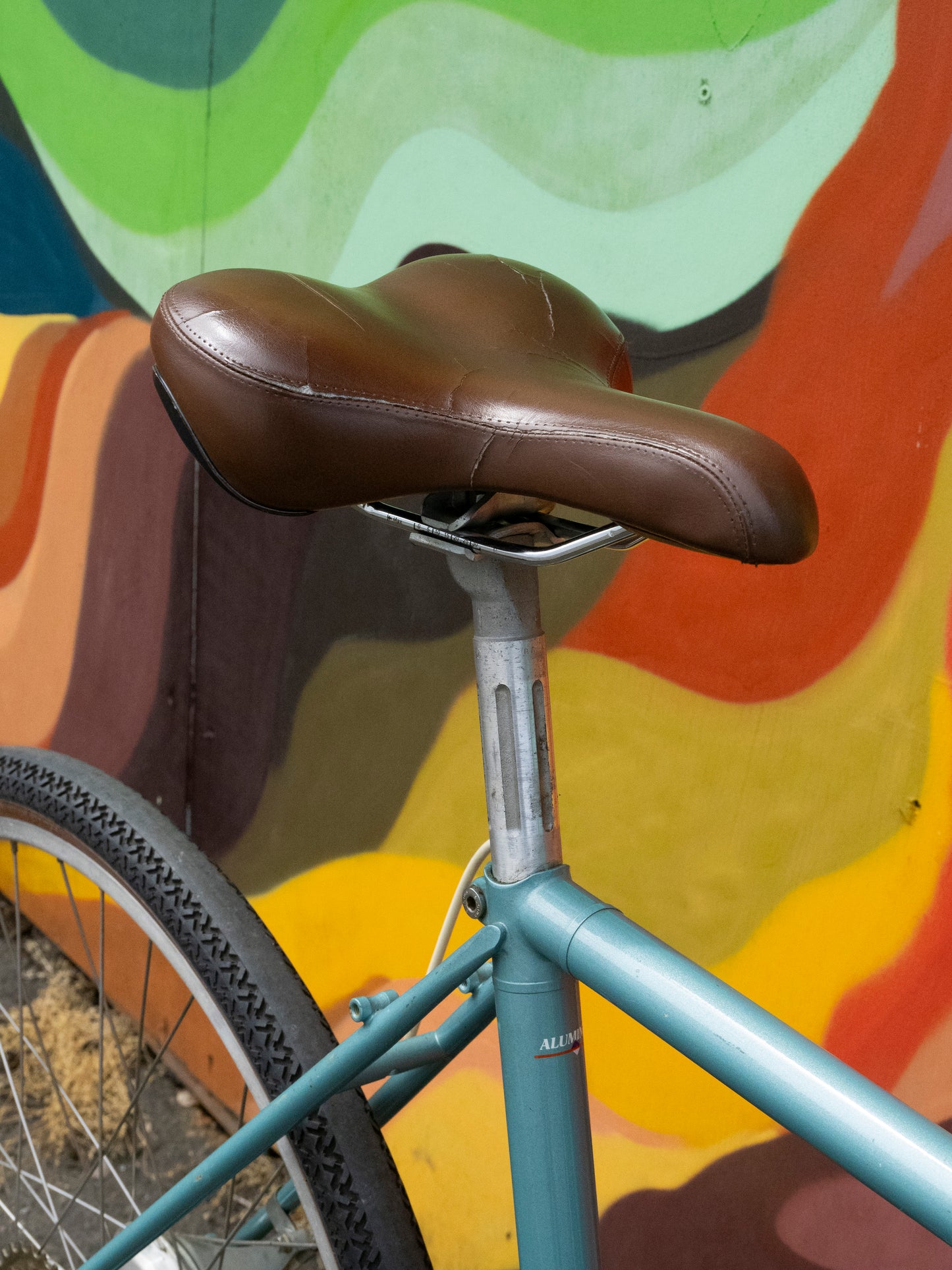 Raleigh CityLite Technium CitySport teal vintage aluminum cruiser bike, made in USA, 49cm/Small