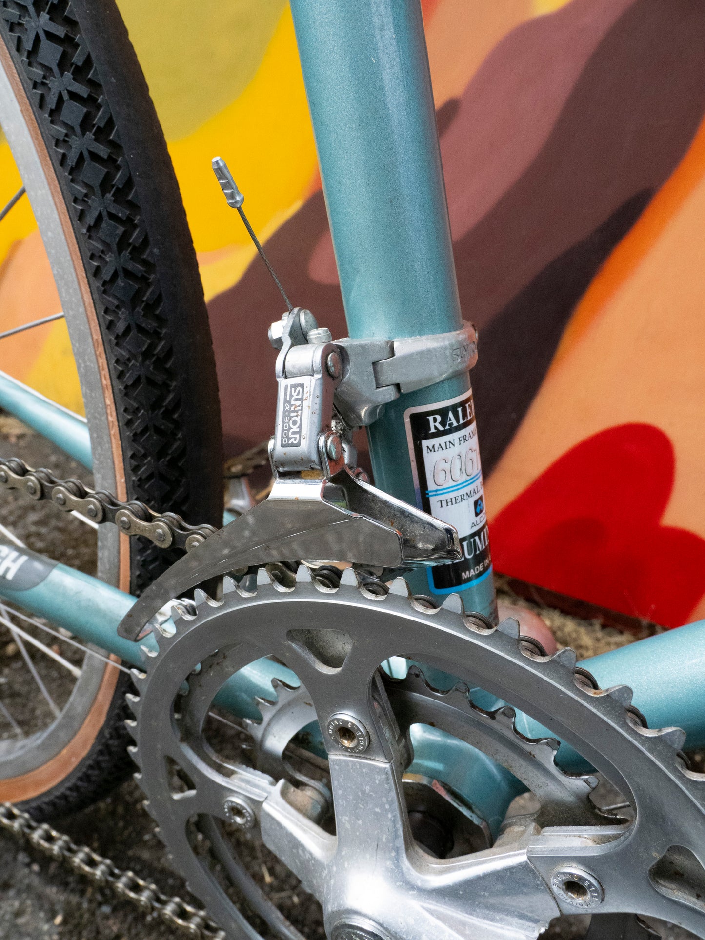 Raleigh CityLite Technium CitySport teal vintage aluminum cruiser bike, made in USA, 49cm/Small