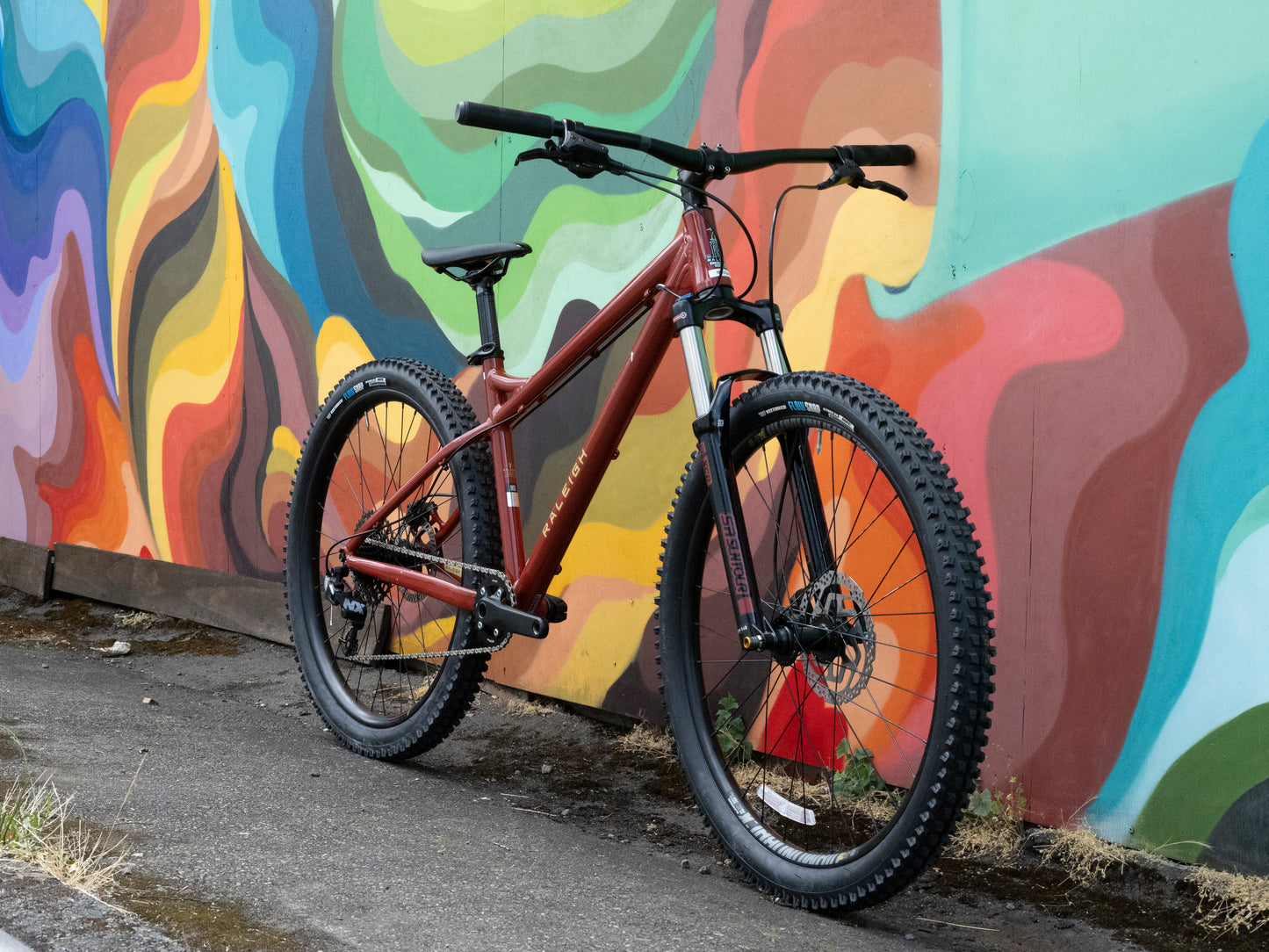 Raleigh Tokul 3 hardtail aluminum MTB, Red, Medium
