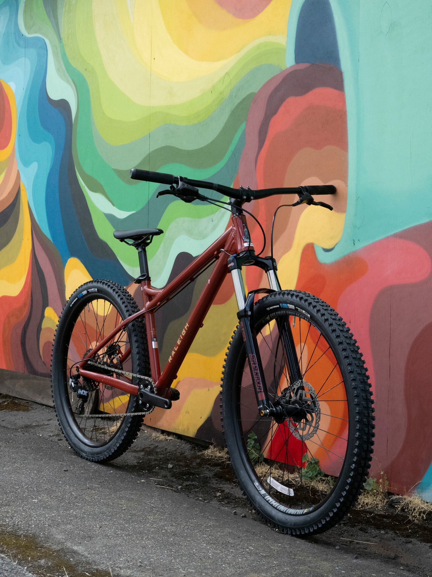 Raleigh Tokul 3 hardtail aluminum MTB, Red, Medium