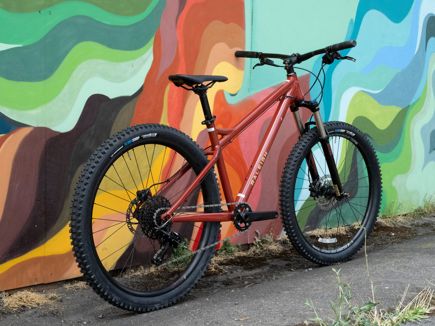 Raleigh Tokul 3 hardtail aluminum MTB, Red, Medium
