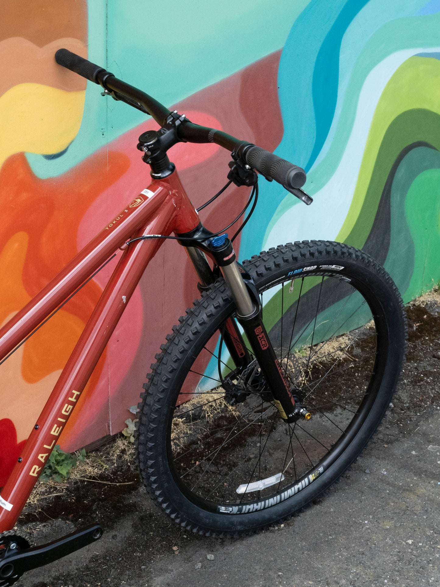 Raleigh Tokul 3 hardtail aluminum MTB, Red, Medium