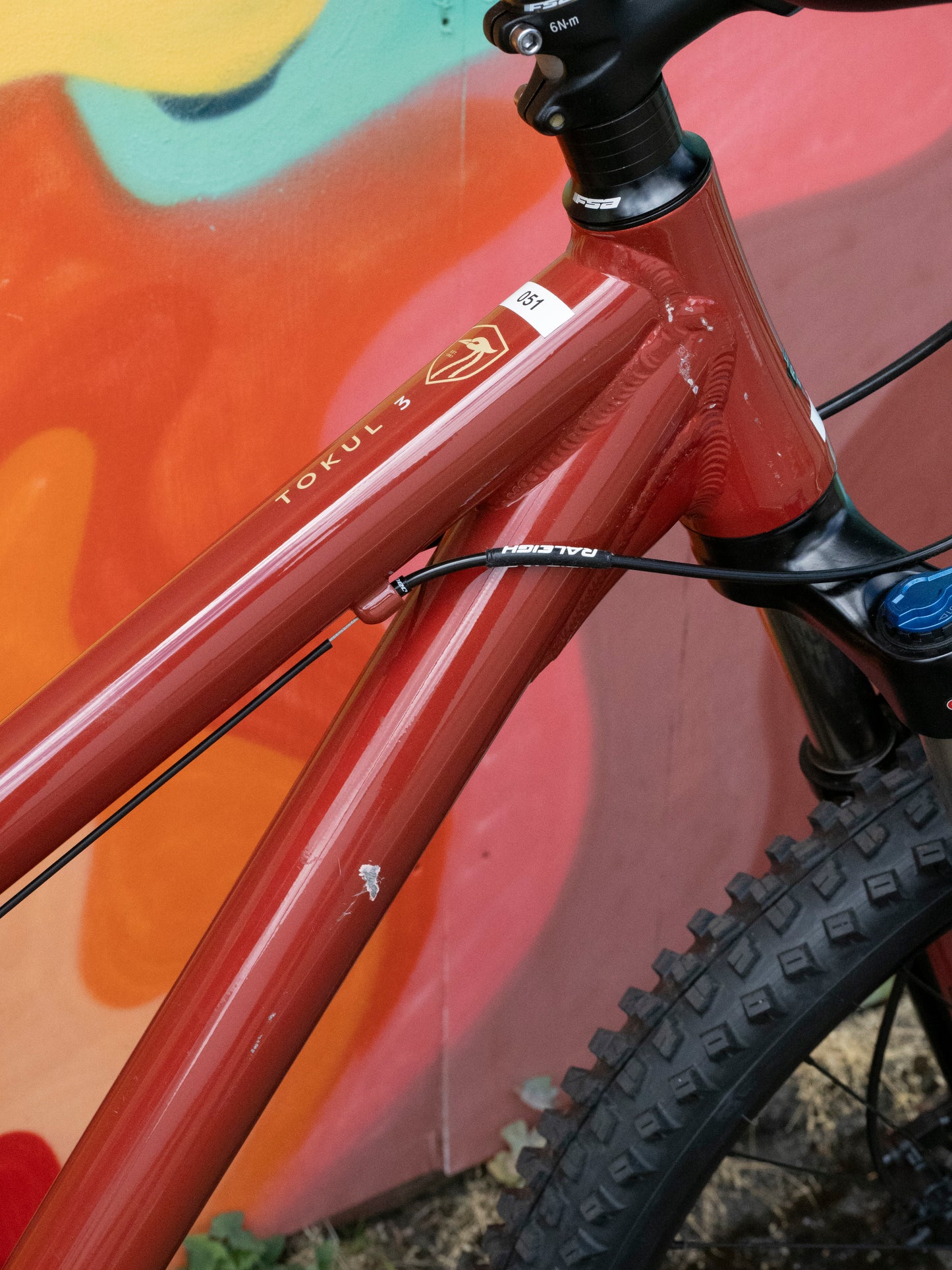 Raleigh Tokul 3 hardtail aluminum MTB, Red, Medium