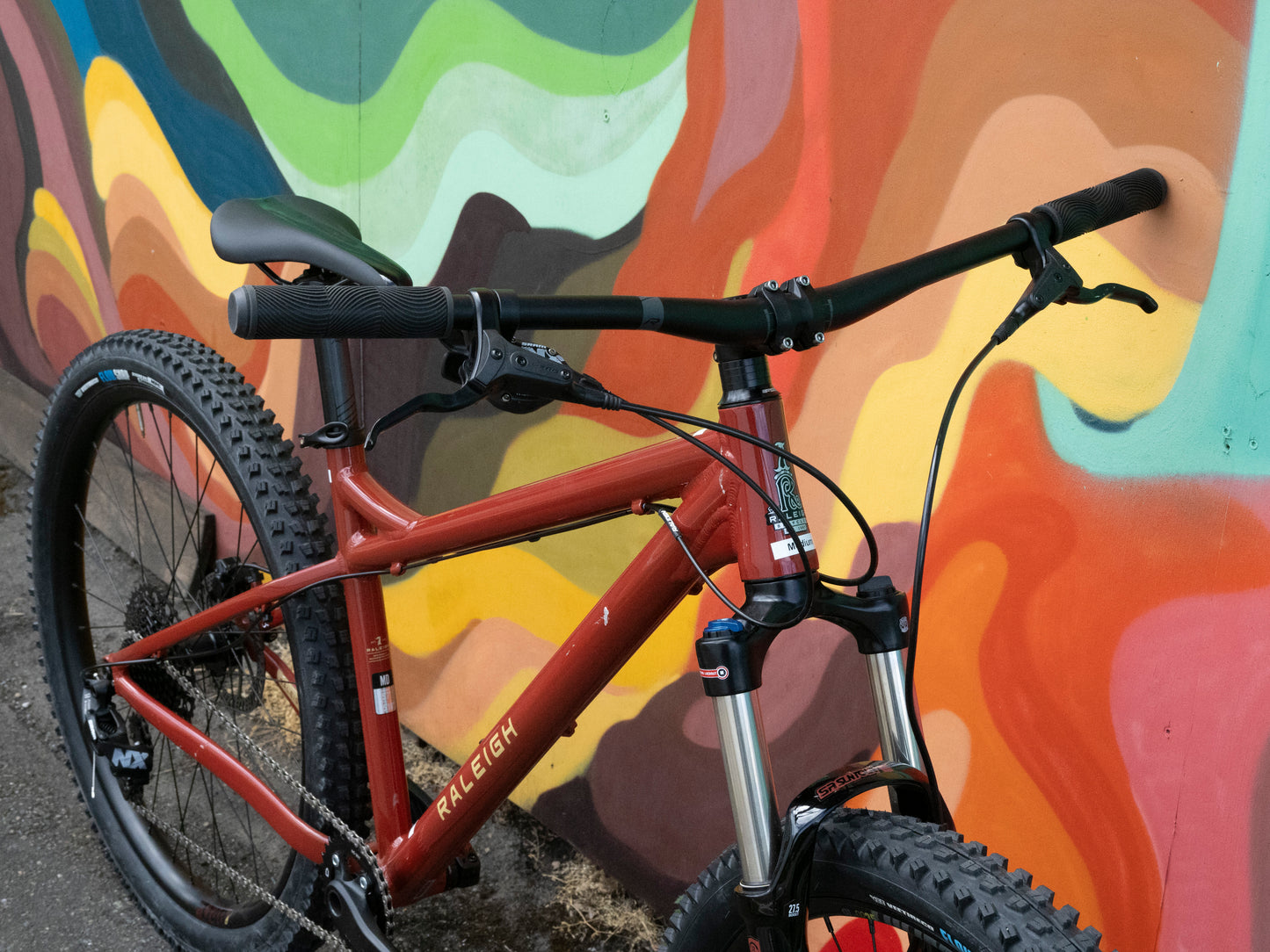 Raleigh Tokul 3 hardtail aluminum MTB, Red, Medium