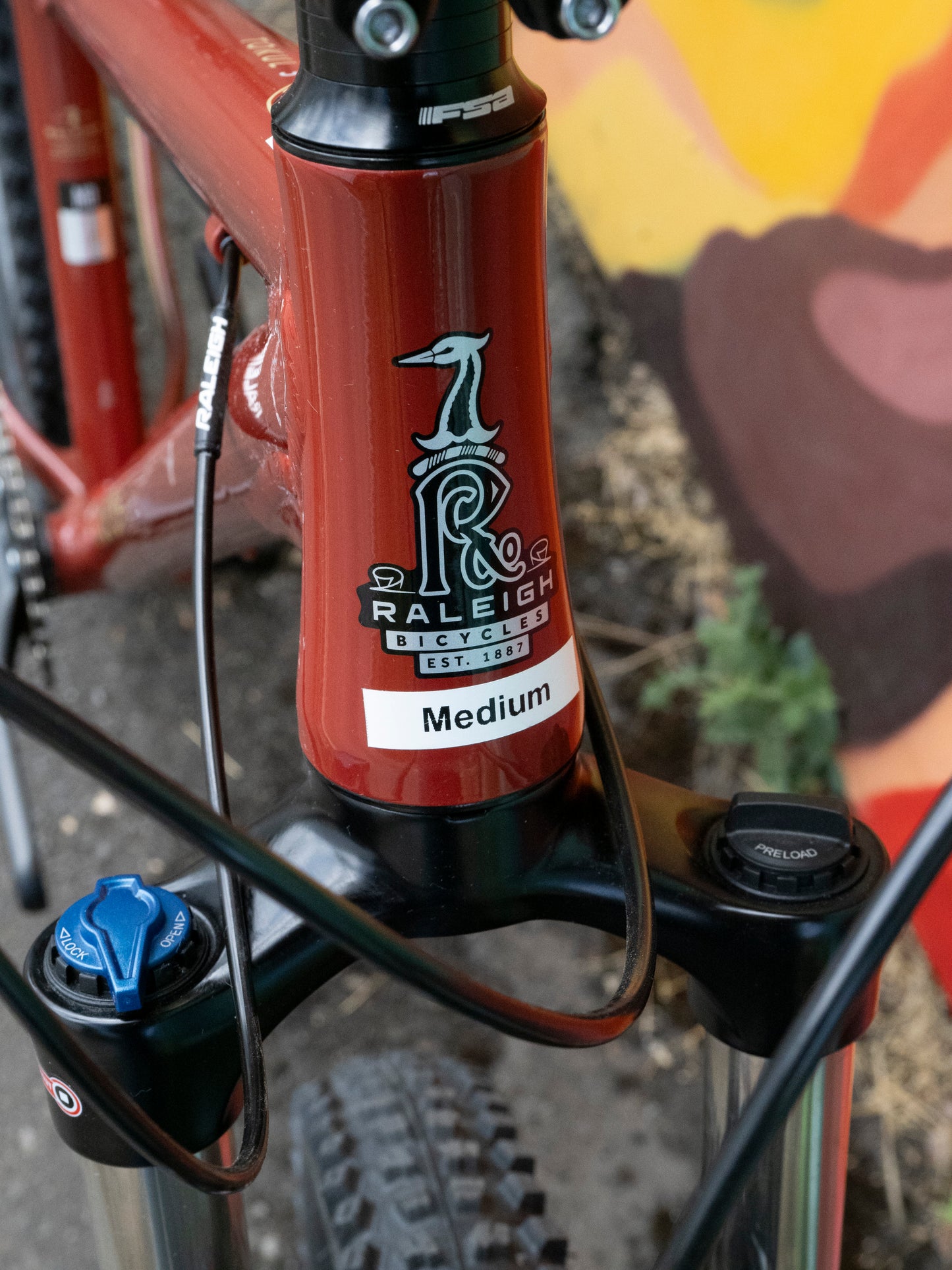 Raleigh Tokul 3 hardtail aluminum MTB, Red, Medium