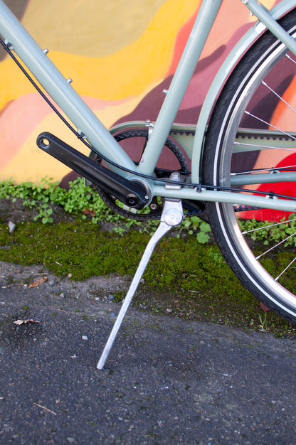 Raleigh Alley Way Dynamo-Equipped, Belt Drive Commuter Bike, Sage Green, Large