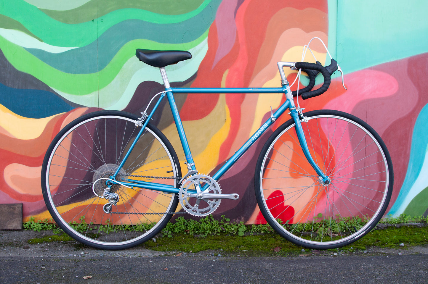 Raleigh Technium 440 USA Early 90's Lugged Aluminum Road Bike, Blue, 52cm/Medium