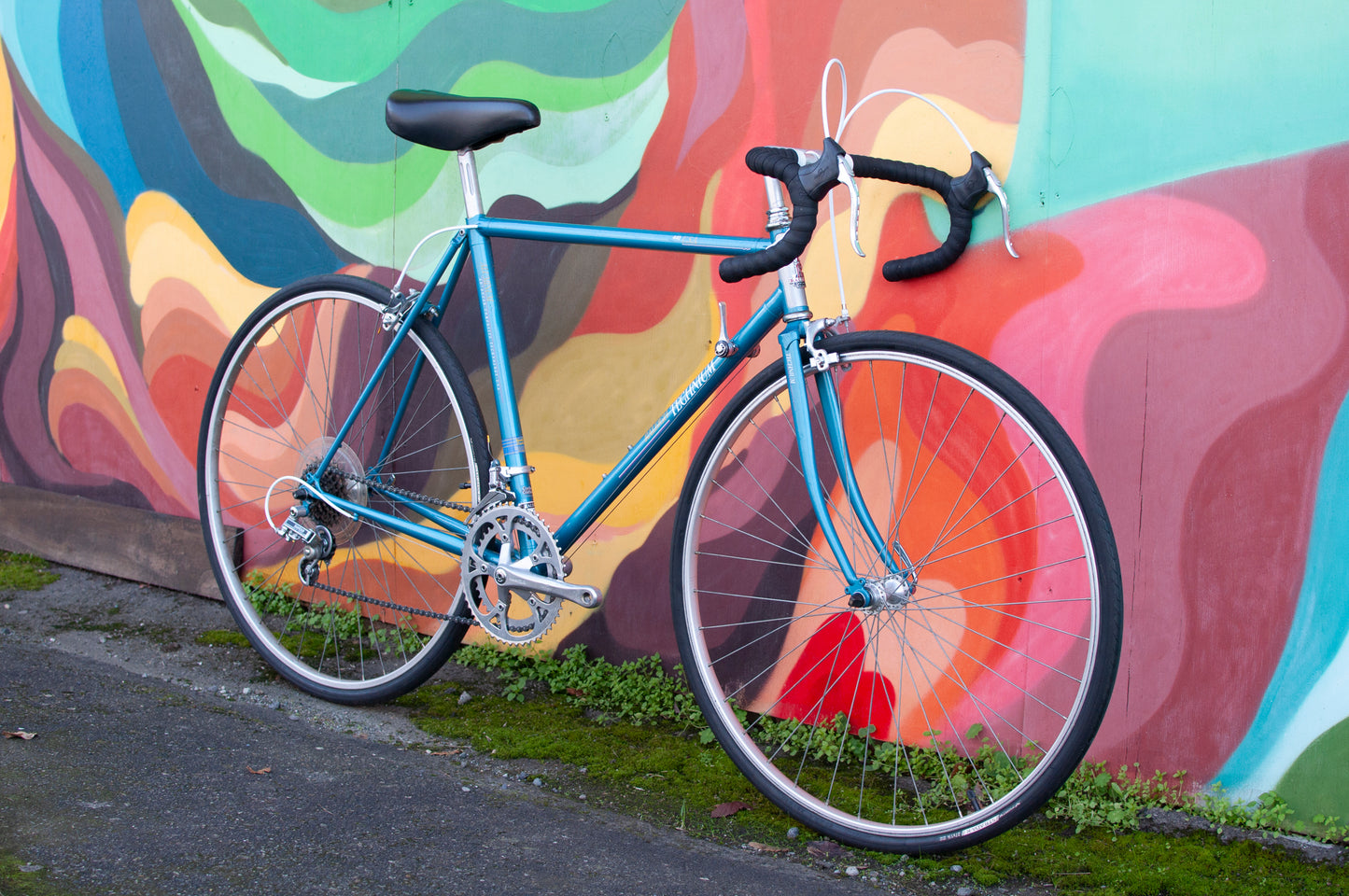 Raleigh Technium 440 USA Early 90's Lugged Aluminum Road Bike, Blue, 52cm/Medium