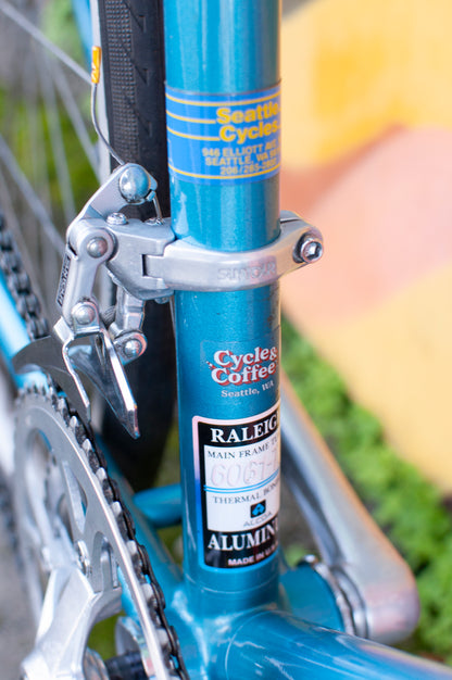 Raleigh Technium 440 USA Early 90's Lugged Aluminum Road Bike, Blue, 52cm/Medium