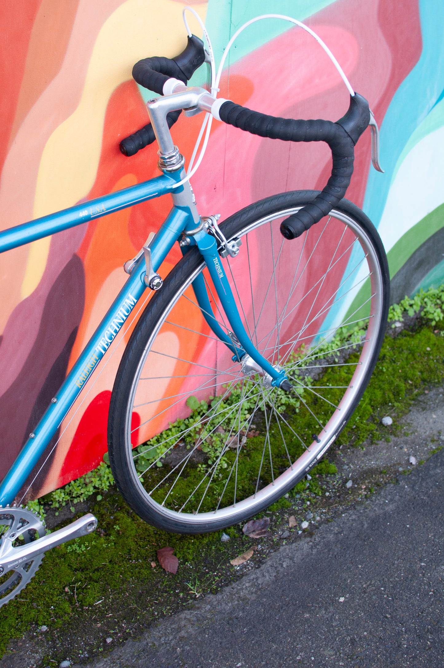 Raleigh Technium 440 USA Early 90's Lugged Aluminum Road Bike, Blue, 52cm/Medium