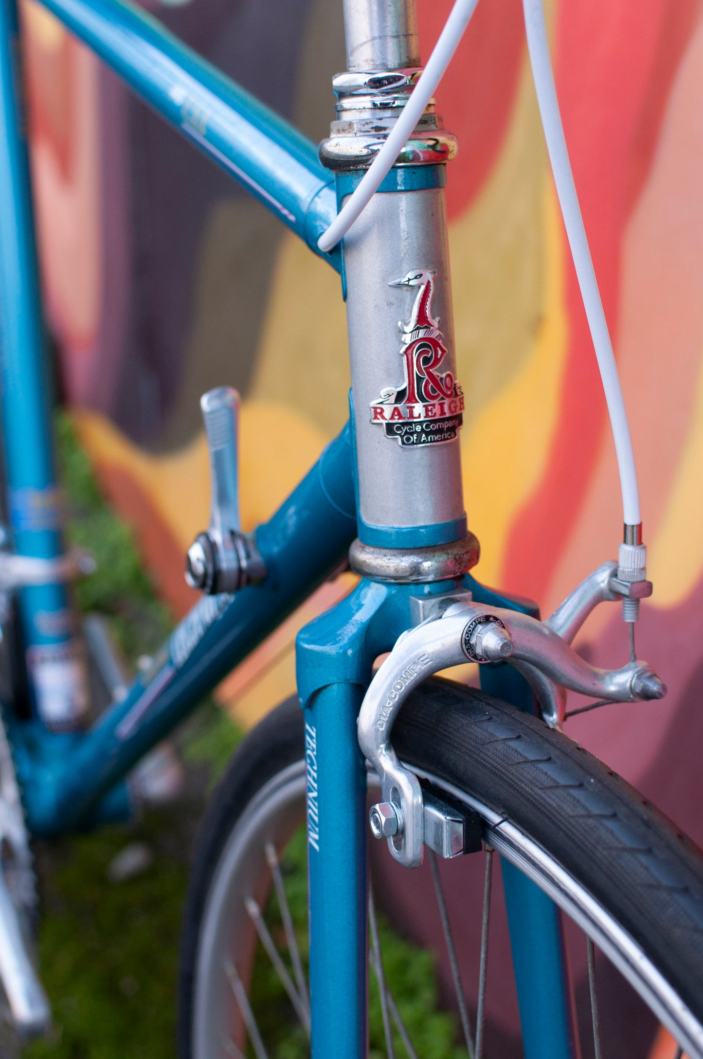 Raleigh Technium 440 USA Early 90's Lugged Aluminum Road Bike, Blue, 52cm/Medium