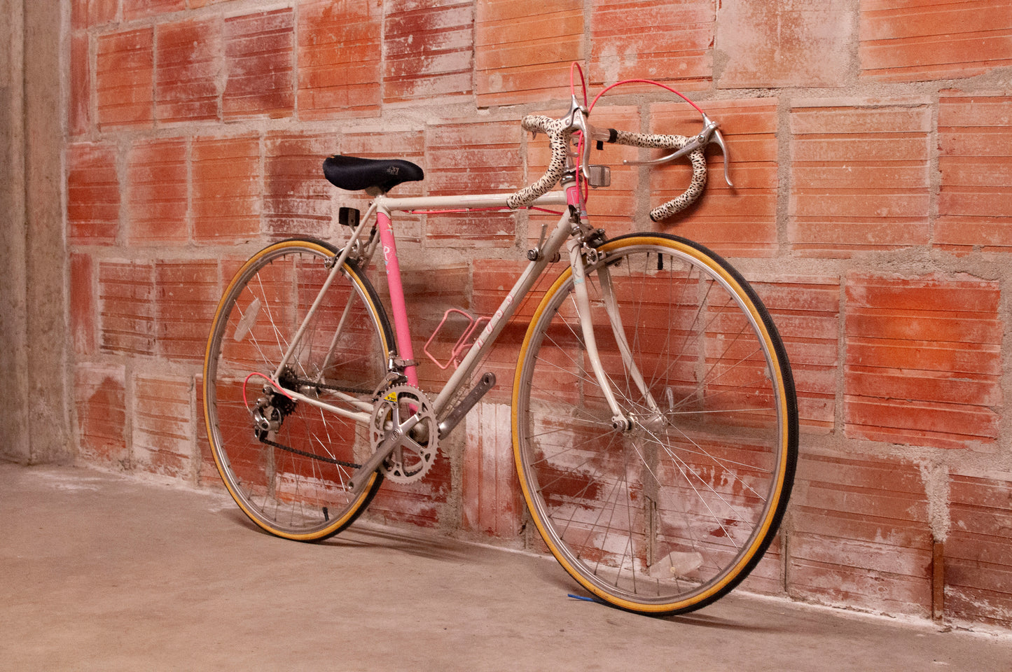 Ross Vintage Road Bike, Pink & White, 50cm/Small