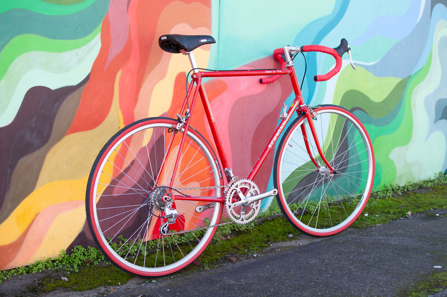 1985 Schwinn Super Le Tour Road Bike, Red, 62cm XL
