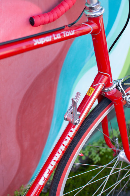 1985 Schwinn Super Le Tour Road Bike, Red, 62cm XL