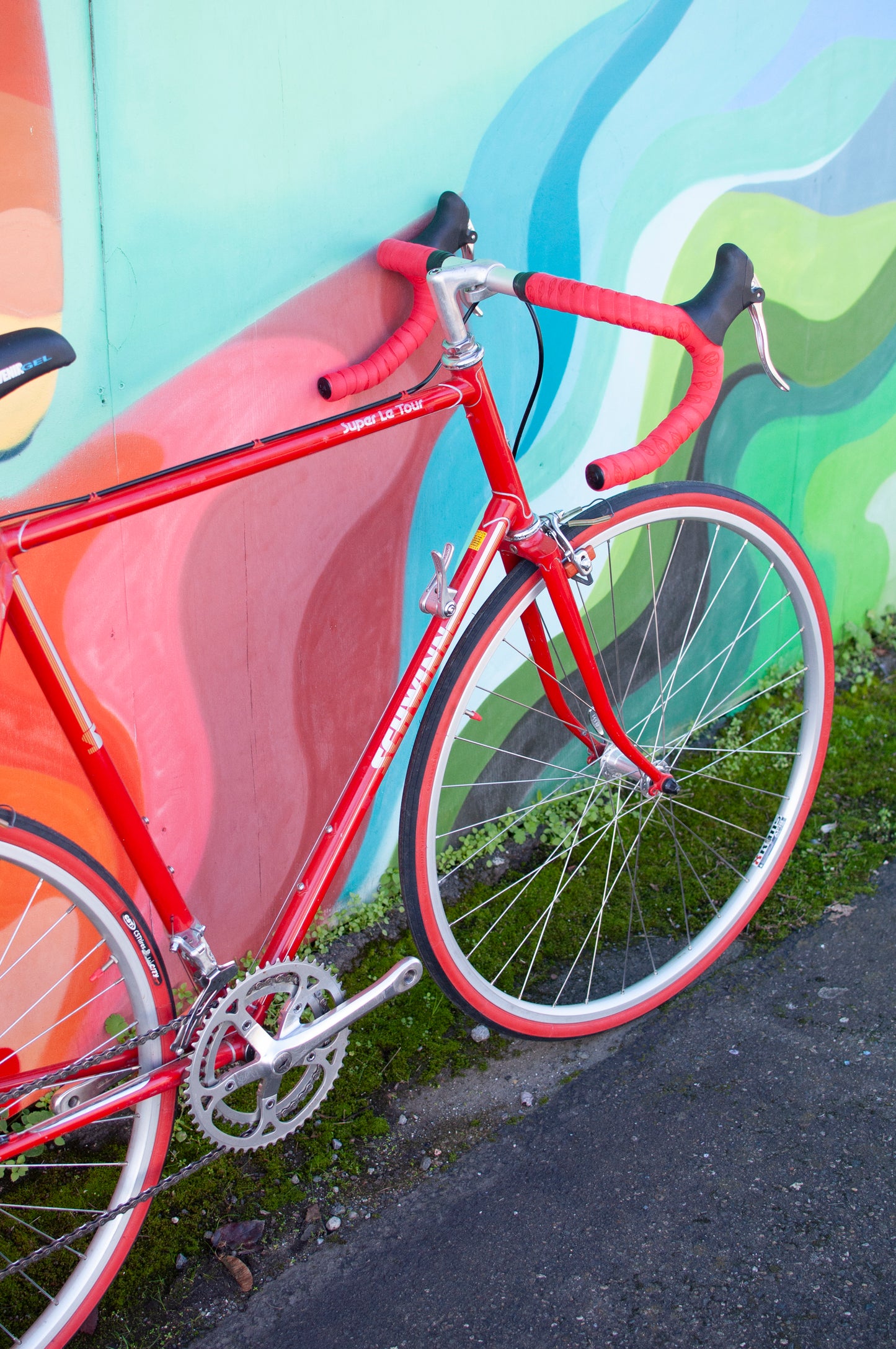 1985 Schwinn Super Le Tour Road Bike, Red, 62cm XL