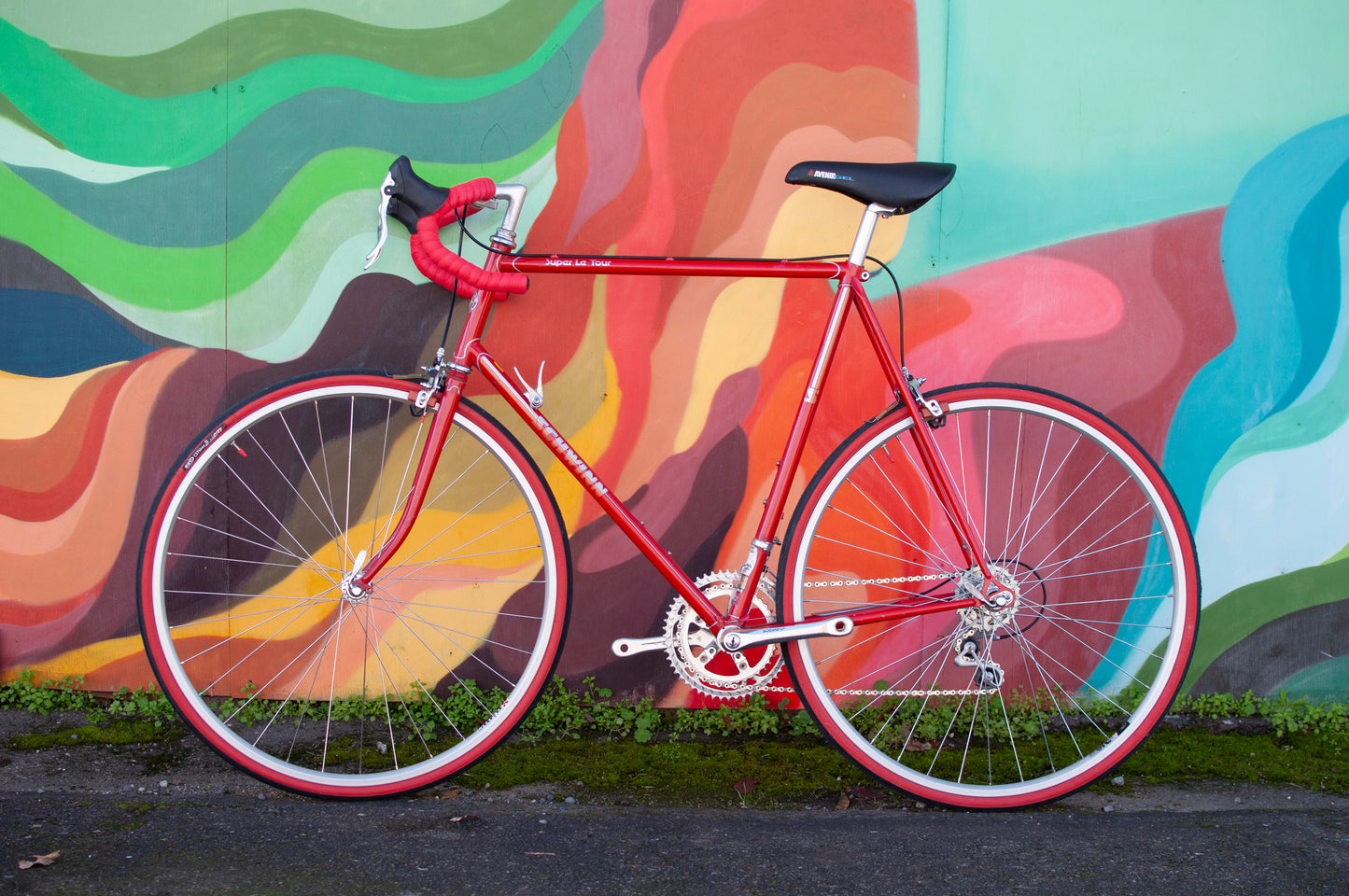 1985 Schwinn Super Le Tour Road Bike, Red, 62cm XL