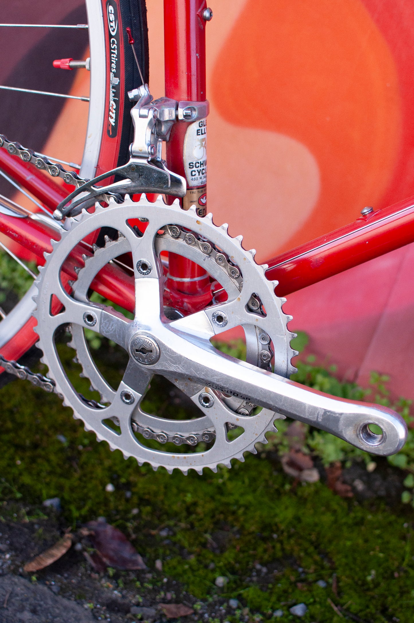 1985 Schwinn Super Le Tour Road Bike, Red, 62cm XL