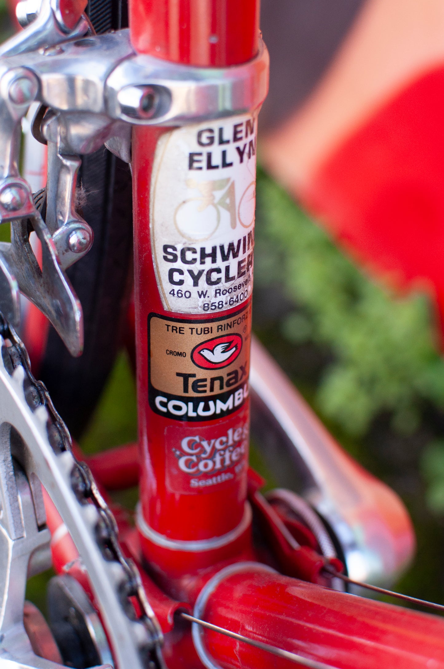 1985 Schwinn Super Le Tour Road Bike, Red, 62cm XL