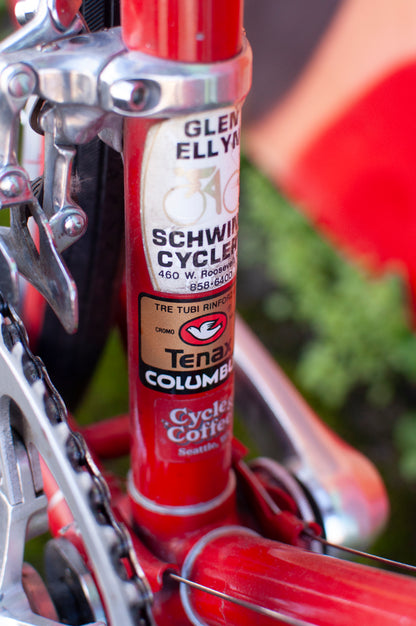 1985 Schwinn Super Le Tour Road Bike, Red, 62cm XL