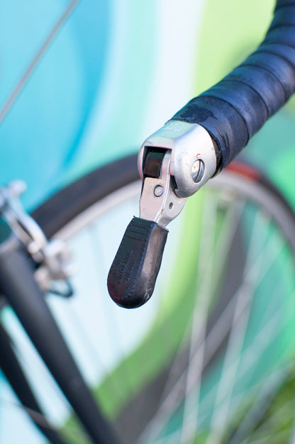 1980s Sekai Grandtour lugged steel road bike, Blue/Silver, 49cm/Medium