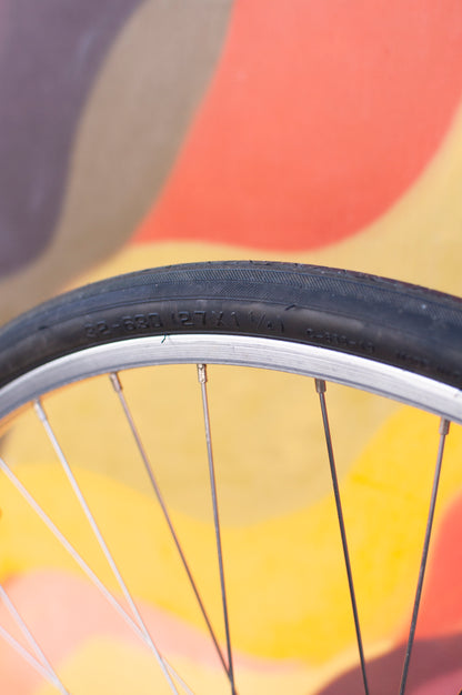 1980s Sekai Grandtour lugged steel road bike, Blue/Silver, 49cm/Medium