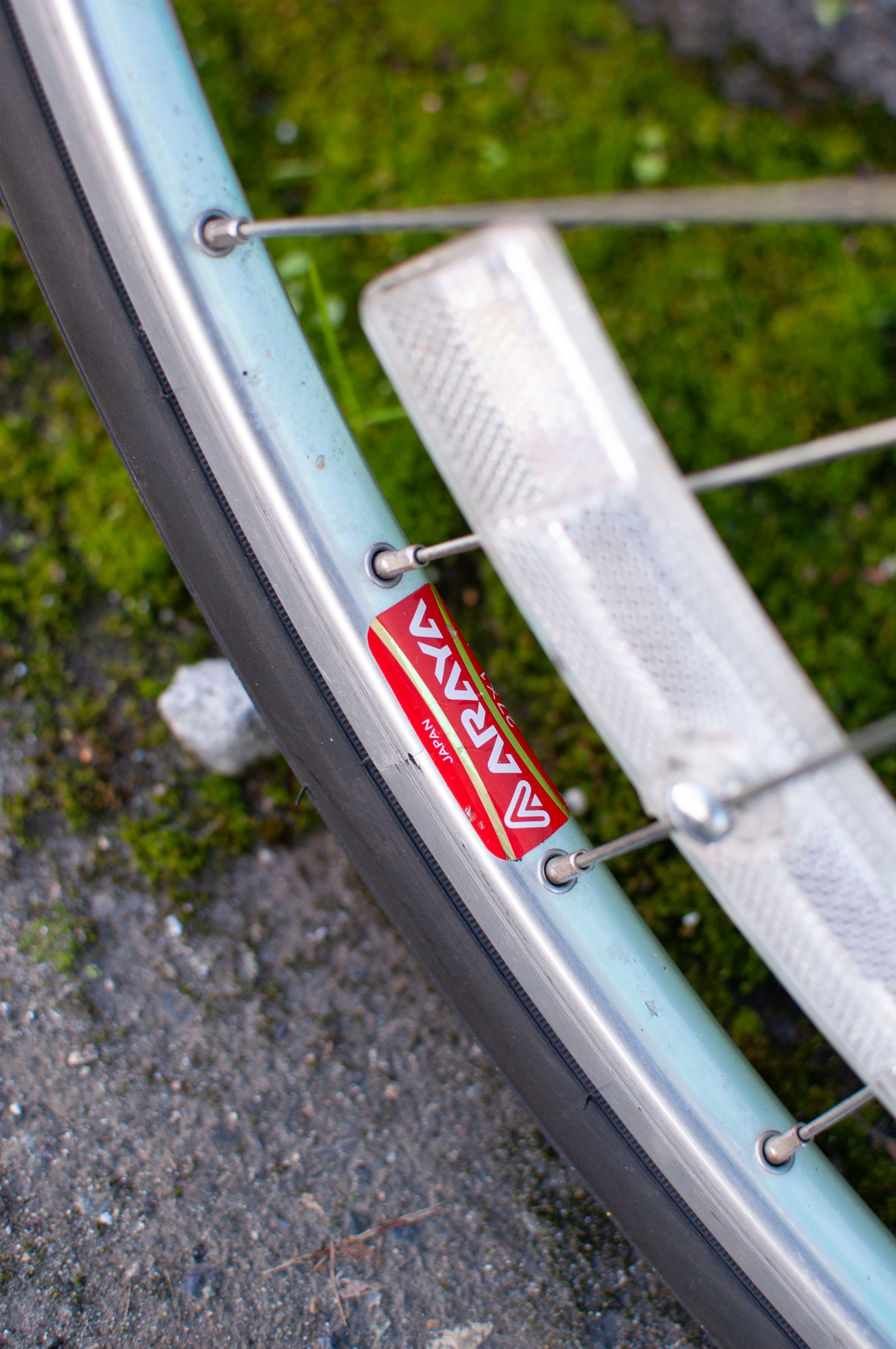 1980s Sekai Grandtour lugged steel road bike, Blue/Silver, 49cm