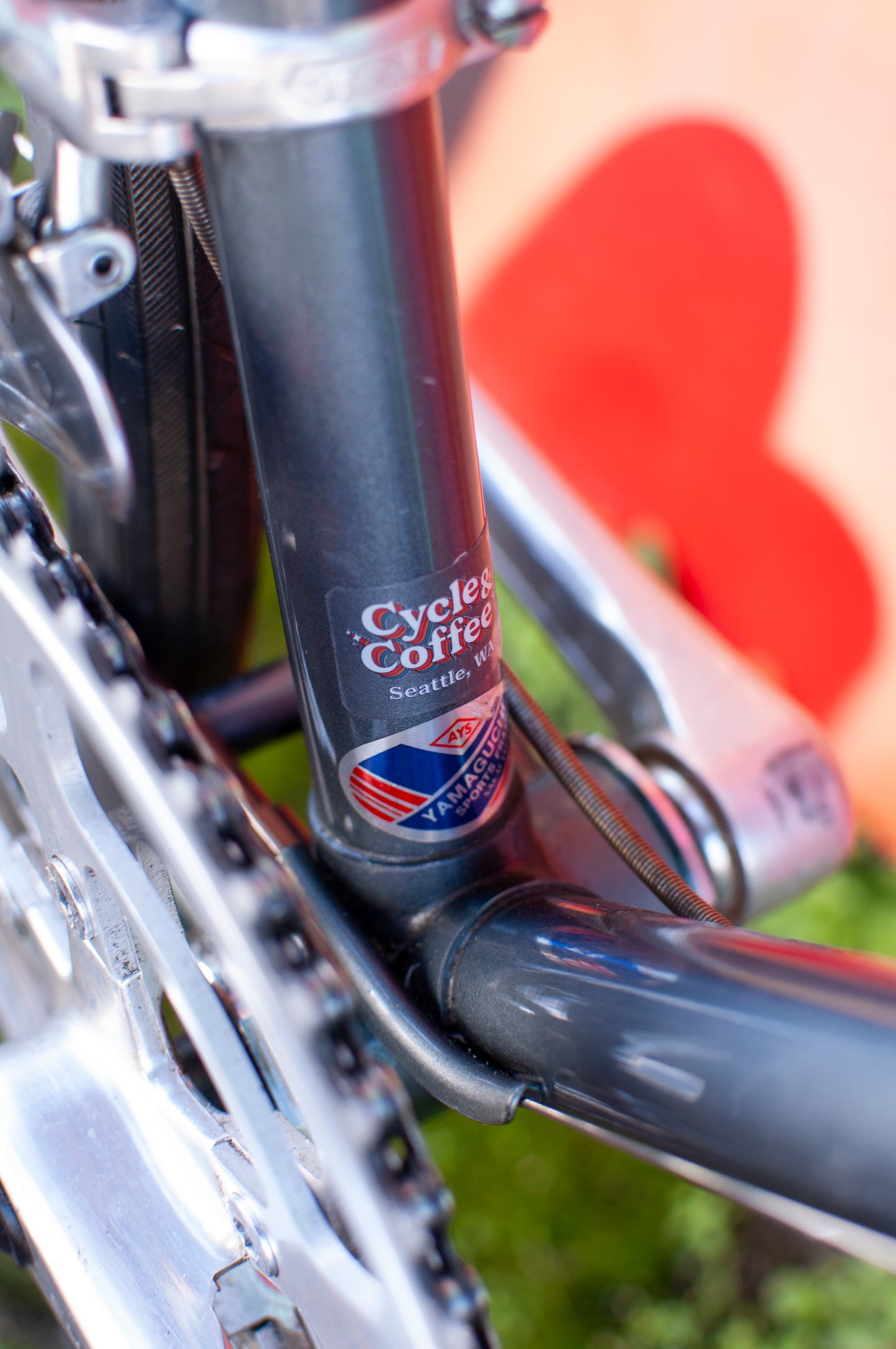 1980s Sekai Grandtour lugged steel road bike, Blue/Silver, 49cm/Medium