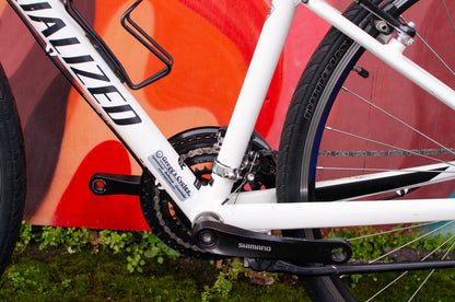 2019 Specialized Sirrus flat bar hybrid bike, White, Women's XS