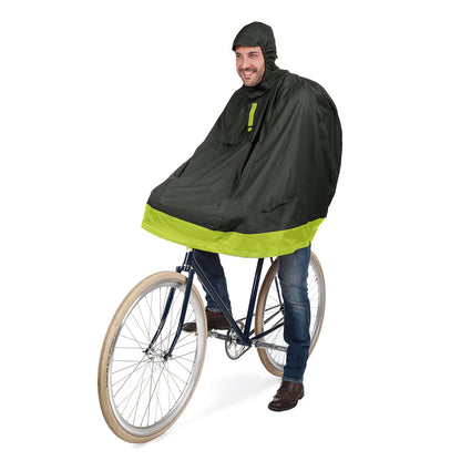 Tucano Urbano - Bicycle Rain Cape - GARIBALDINA PLUS - Airborne Green