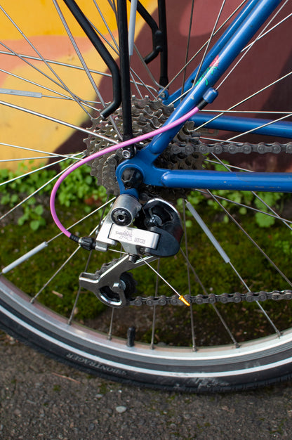 1999 Georgena Terry Flora Commuter Bike, Blue with colorful flowers, 41cm/S
