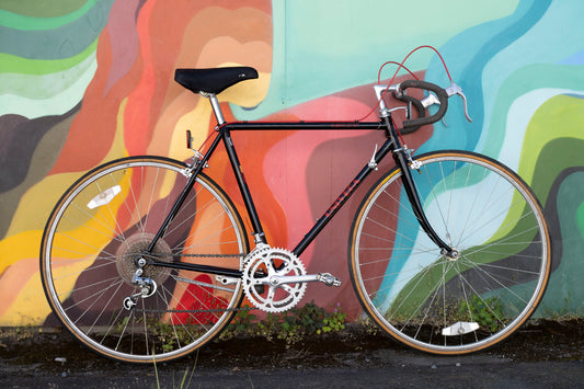 Univega Supra Sport late 80's vintage road bike, Black and Red, 53cm