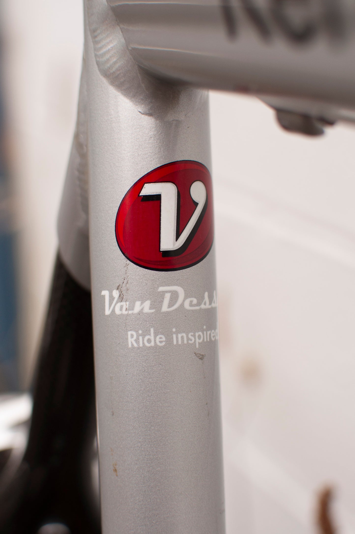 2009 Van Dessel Kermis Lightweight Vintage Road Bike, 59cm, Silver, Navy & Carbon