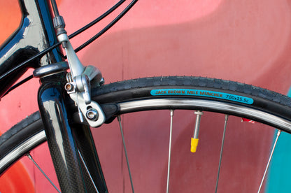 90s Vintage Cannondale Road Bike, Made in USA, Purple, Black & Yellow, 61 cm/XL