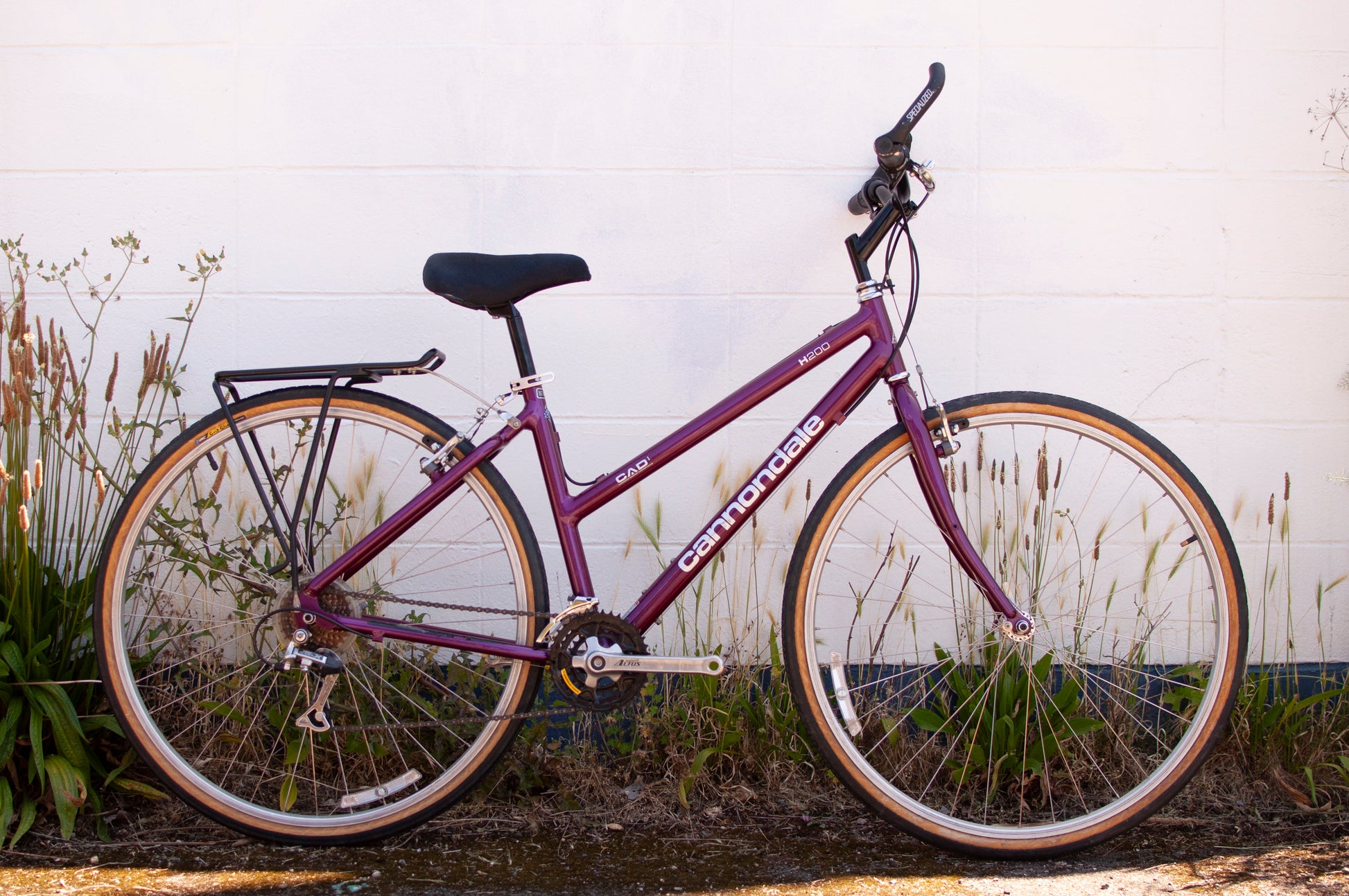 Cannondale H200 Step-Thru Hybrid City Trail Bike, Cranberry Red