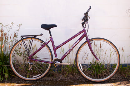 cannondale citybike Cannondale H200 Step-Thru Hybrid City & Trail Bike, Cranberry Red, 41c – Cycle & Coffee
