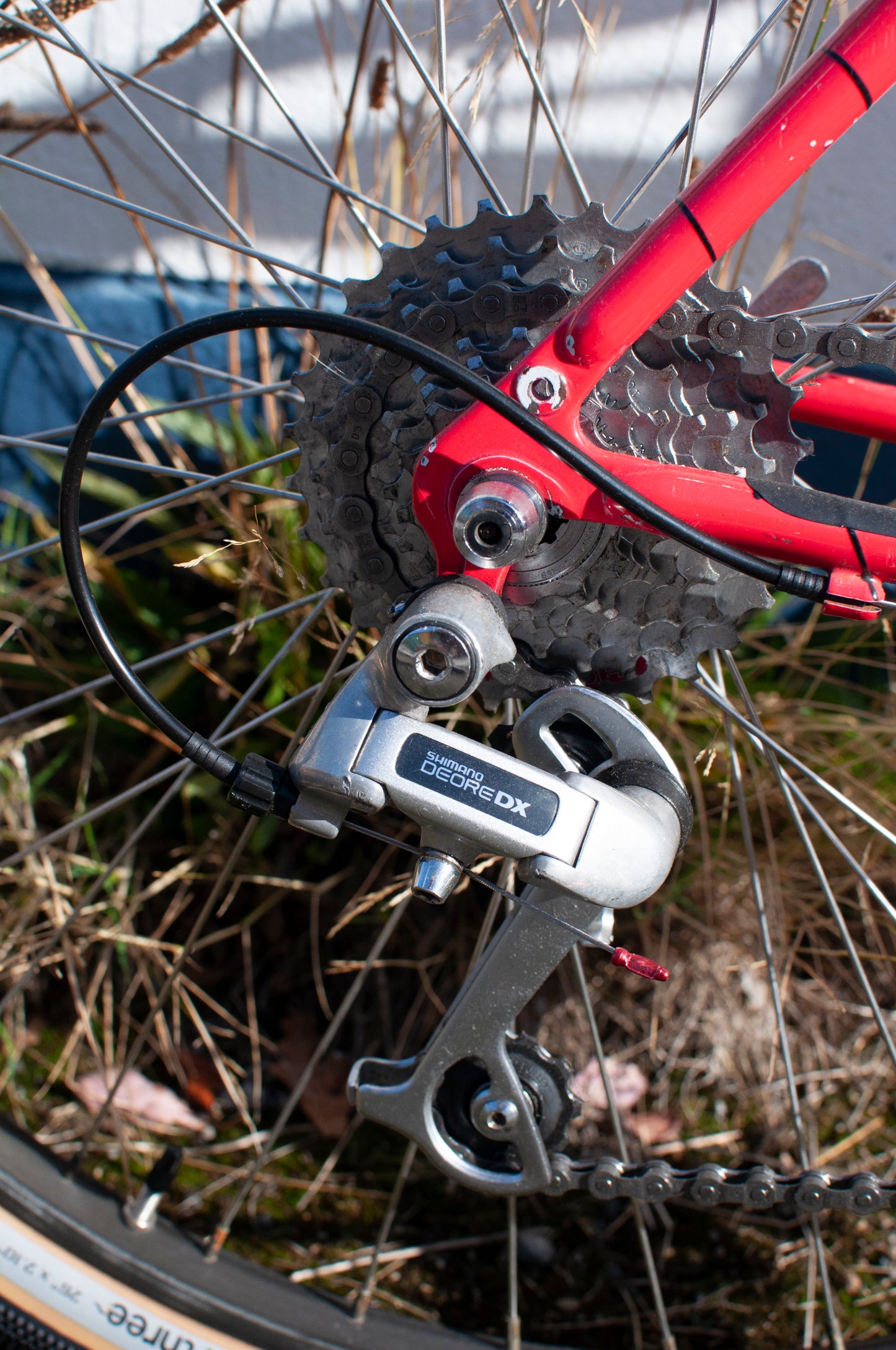 90s Diamondback DB Apex All Terrain Bike, Red, Yellow & Blue, 45cm/Small-Medium