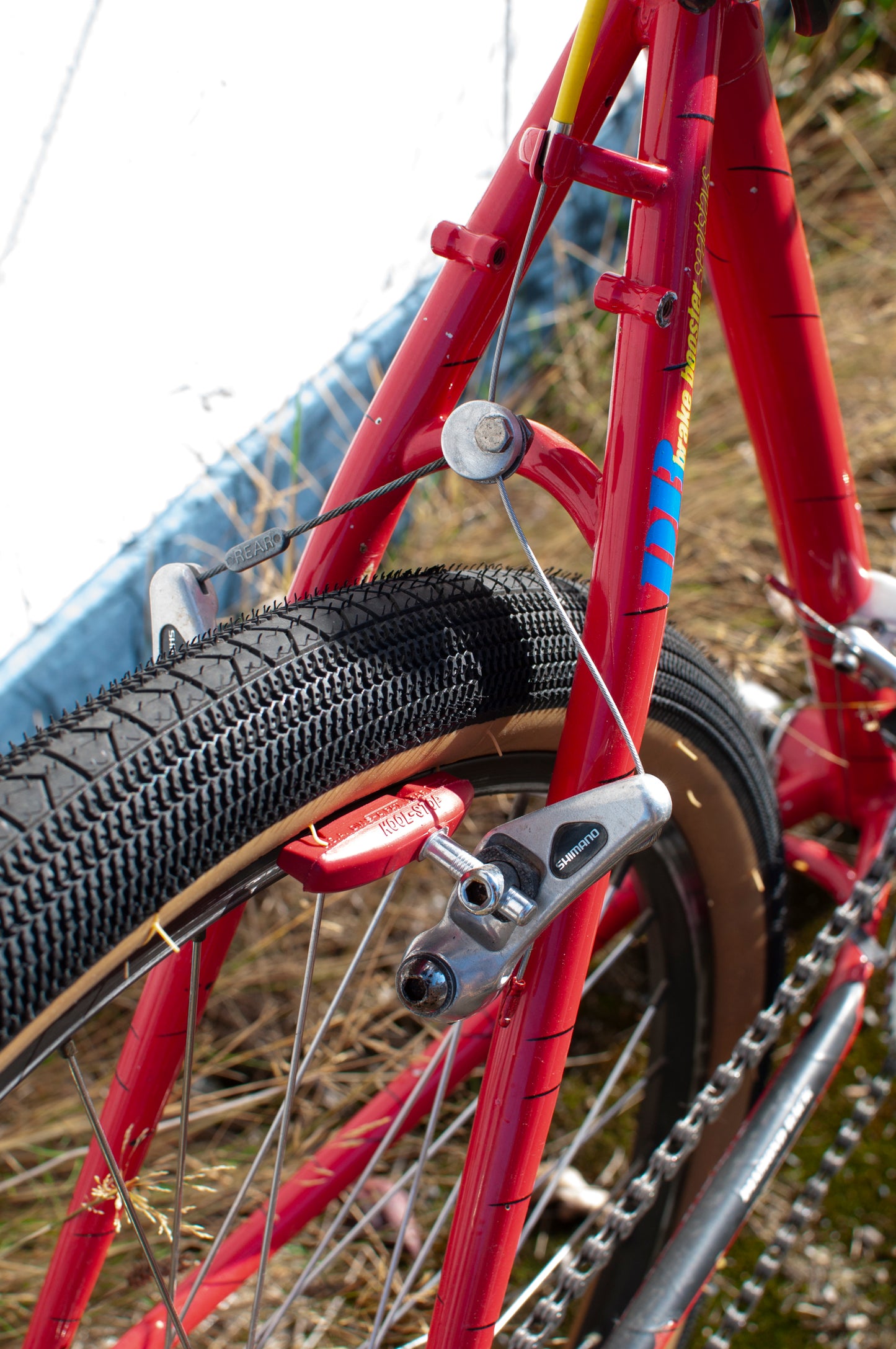 90s Diamondback DB Apex All Terrain Bike, Red, Yellow & Blue, 45cm/Small-Medium