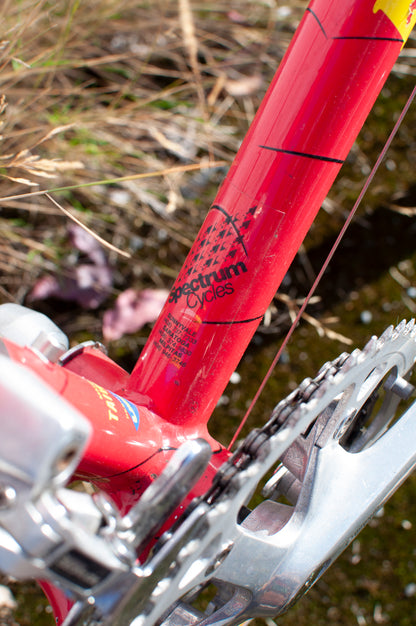 90s Diamondback DB Apex All Terrain Bike, Red, Yellow & Blue, 45cm/Small-Medium