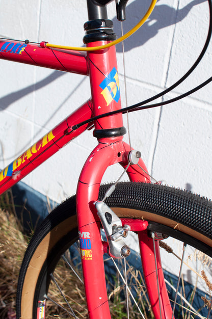 90s Diamondback DB Apex All Terrain Bike, Red, Yellow & Blue, 45cm/Small-Medium