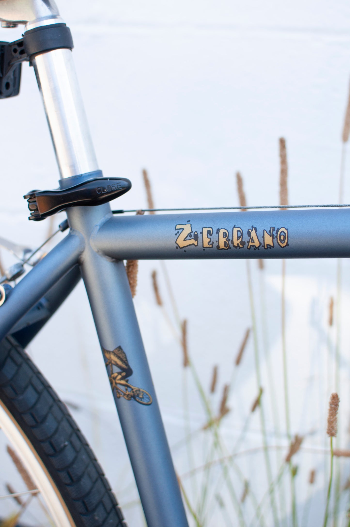 1996 Gary Fisher Zebrano All-Arounder Bike, made in USA, 44cm/Small, matte metallic blue & gold
