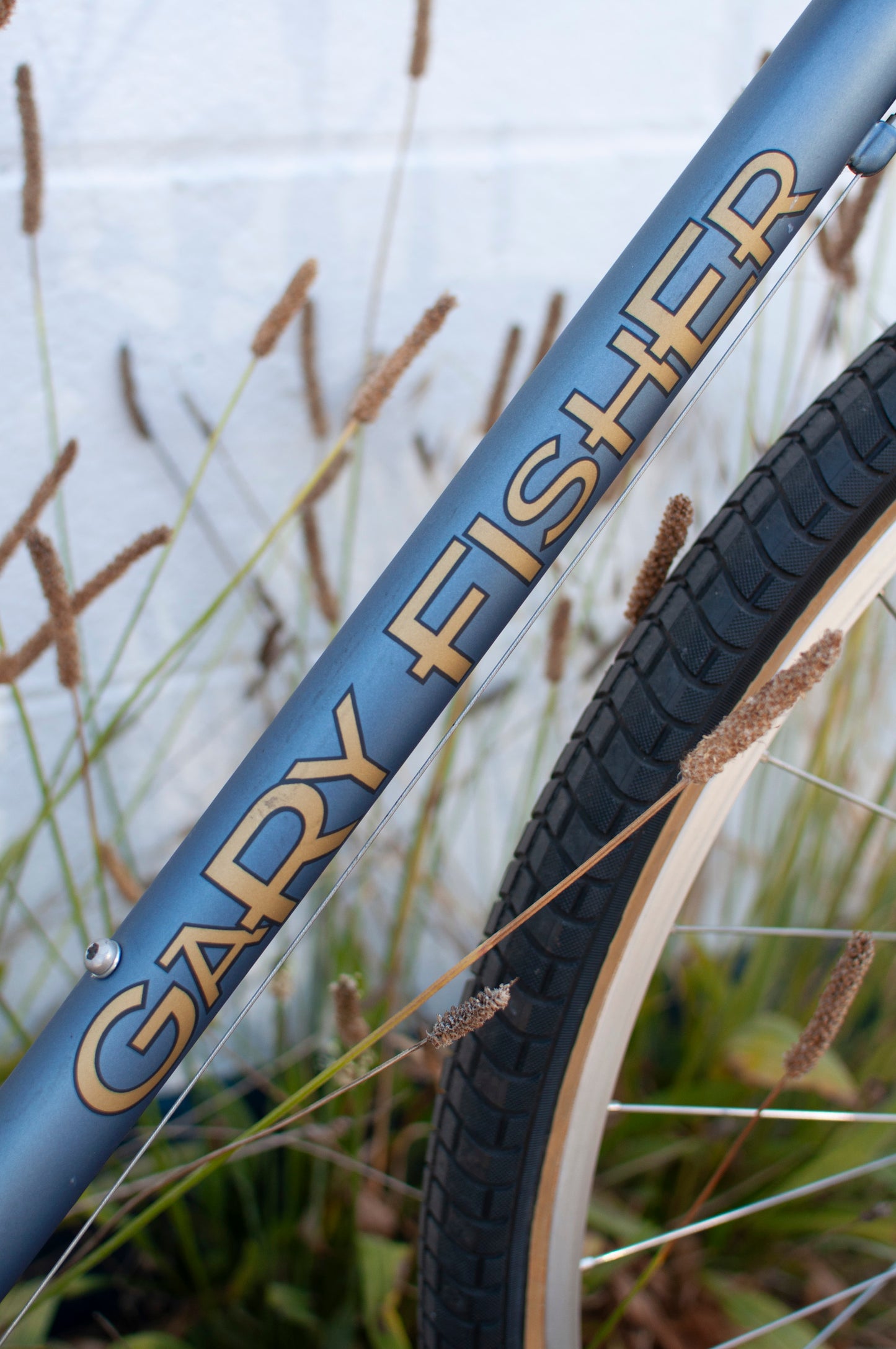1996 Gary Fisher Zebrano All-Arounder Bike, made in USA, 44cm/Small, matte metallic blue & gold