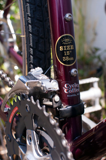 1996 Gary Fisher Zebrano All-Arounder Bike, made in USA, 38cm/XS, Dark Red