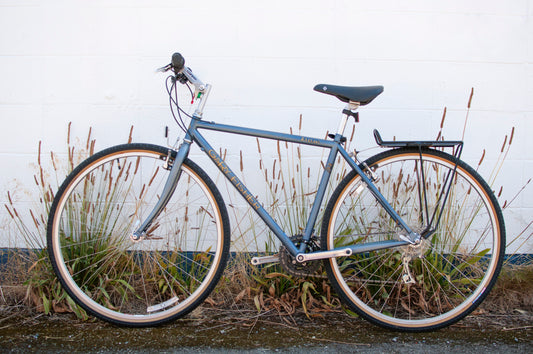 1996 Gary Fisher Zebrano All-Arounder Bike, made in USA, 44cm/Small, matte metallic blue & gold