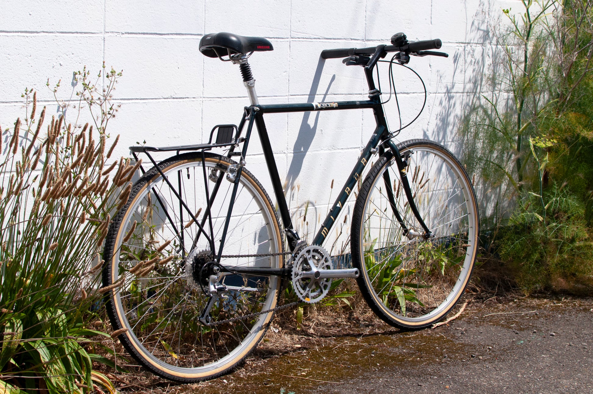 miyata gravel bike Miyata Quickcross 90s aluminum & chromoly hybrid city/trail bike, blac – Cycle & Coffee