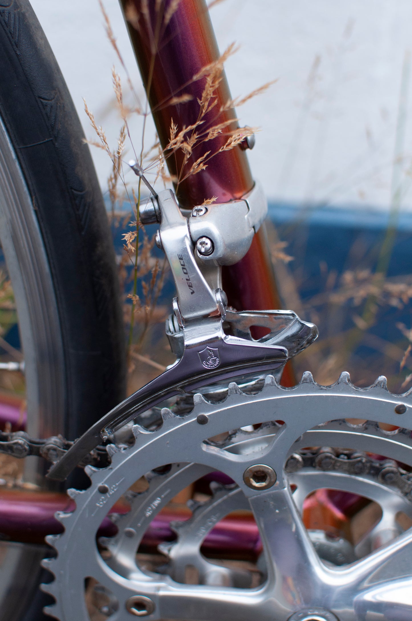 Rodriguez Road Bike with Campagnolo Veloce Groupset, Iridescent Purple, 51cm